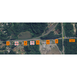 PR-423 tem interdição de faixa para reforço  estrutural de viaduto